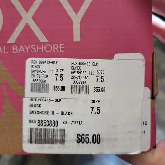 Roxy Bayshore slip on shoes Size 7.5 - Picture 3 of 5